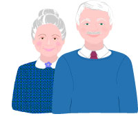 Cartoon grandparents clipart