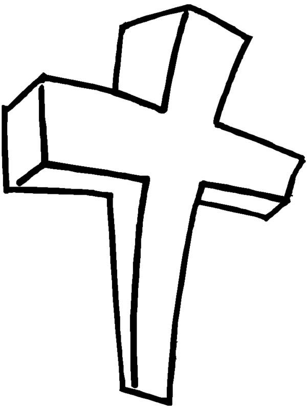 Cross Colouring Pages - Clipart Best