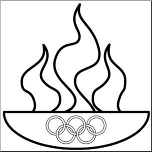 Writing, Olympic flame and Art