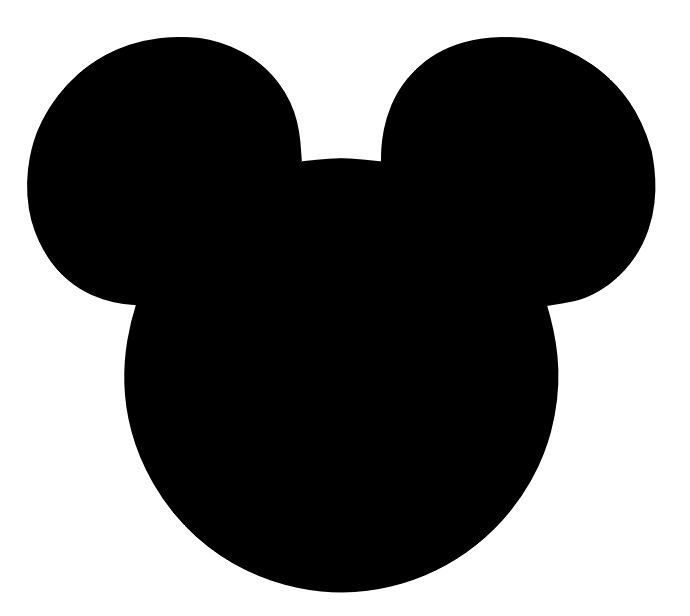 Minnie And Mickey Silhouette Clipart