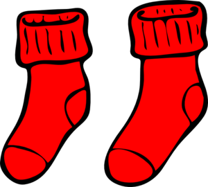 Red socks clip art - ClipartFox