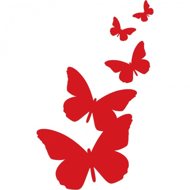 Butterflies Silhouette Clipart - Free to use Clip Art Resource