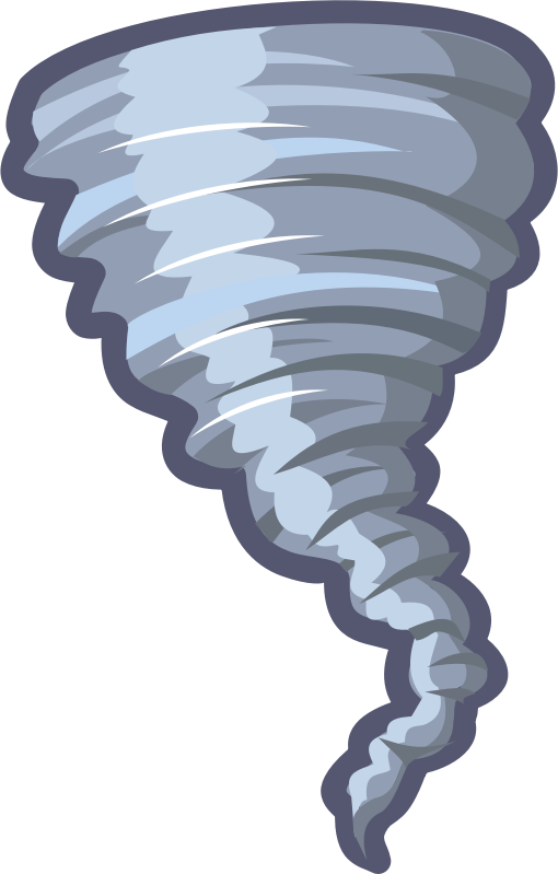 Clipart - Simple Cartoon Tornado