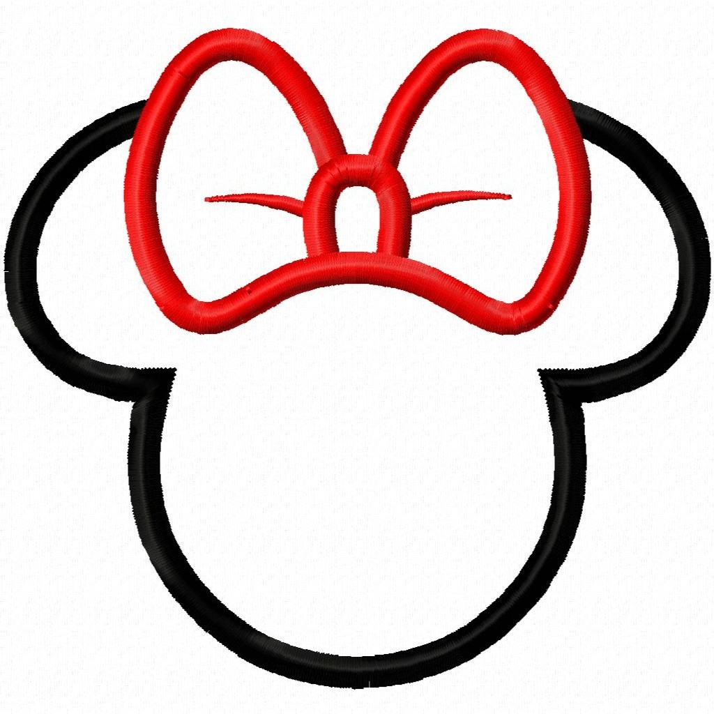 Mickey Mouse Ears Outline