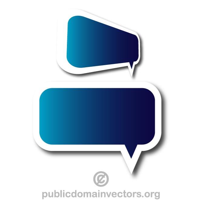 SPEECH BUBBLE VECTOR GRAPHICS - Download at Vectorportal