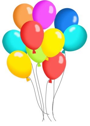 Graphics, Birthday balloons and Balloons