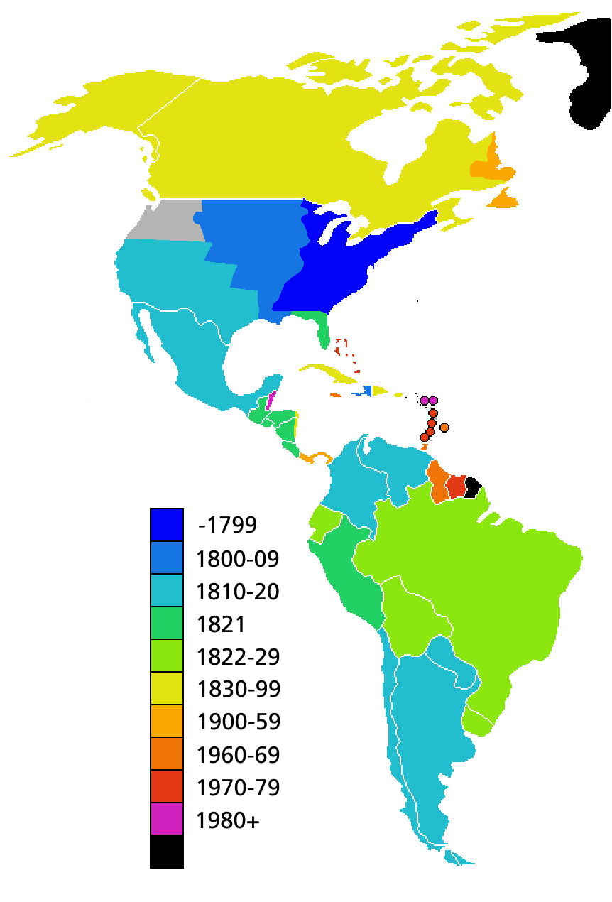 Mapas de AmÃ©rica temÃ¡ticos | InformaciÃ³n General para docentes y ...