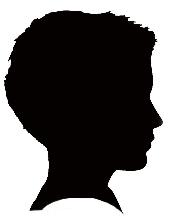 1000+ images about clipart - silhouettes heads...