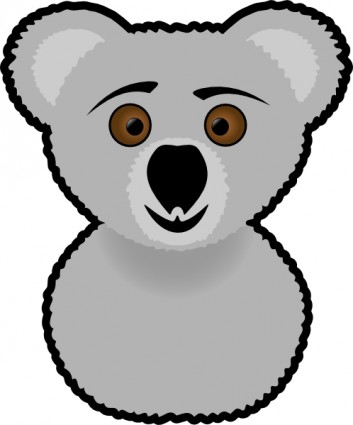 Koala clip art Vector clip art - Free vector for free download