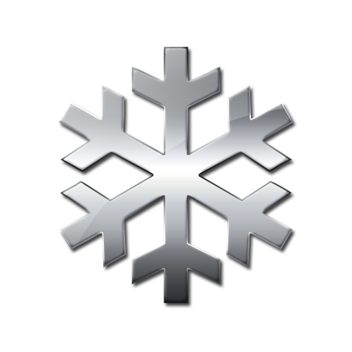 Single Snowflake (Snowflakes) Icon Version 2 #051546 » Icons Etc