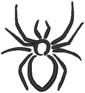 Animals For > Black Widow Spider Outline