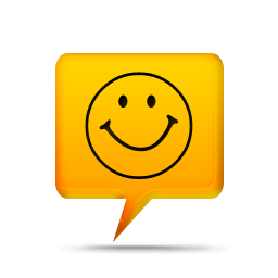 Yellow Comment Bubbles Icons Symbols Shapes