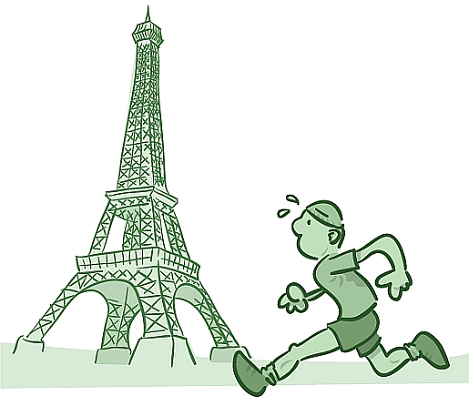 Paris: Paris Eiffel Tower Cartoon