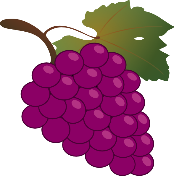 Grape Clip Art - vector clip art online, royalty free ...