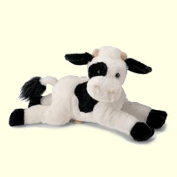 white cow stuffed animal