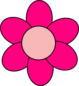 Pink Flower Drawing - ClipArt Best