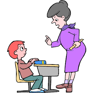 Teacher Lecturing Student clipart, cliparts of Teacher Lecturing ...