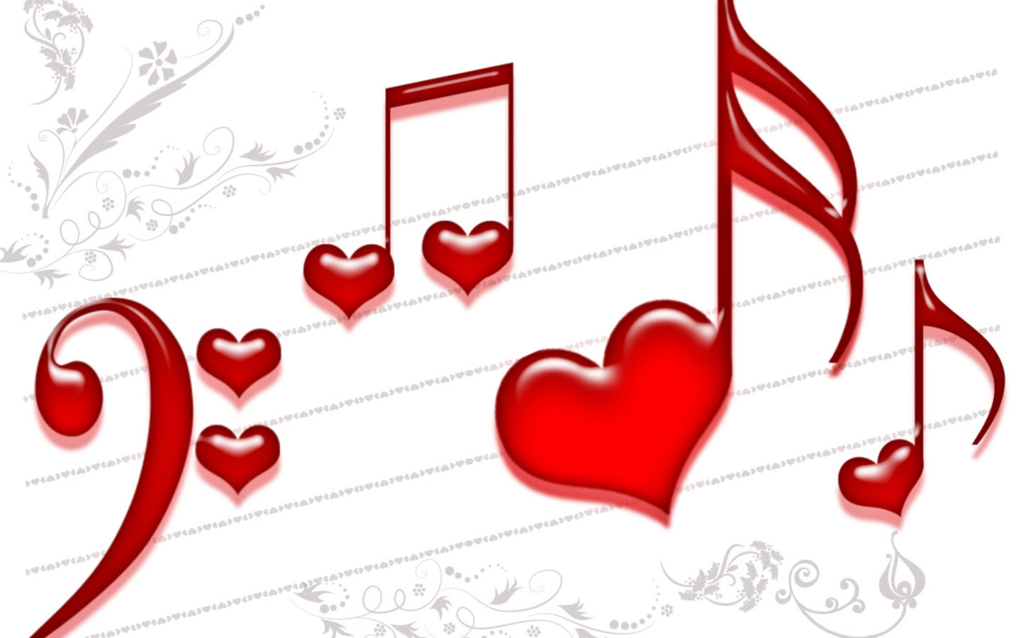Hearts With Music - ClipArt Best