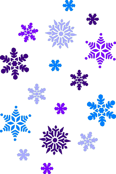 Snowflake Clip Art Border - Free Clipart Images