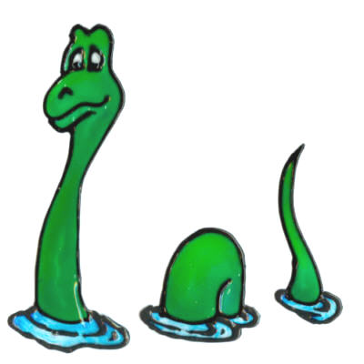 Cartoon Loch Ness Monster