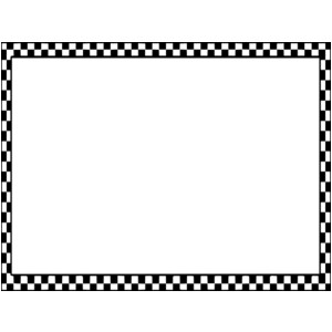 Checkered border clip art