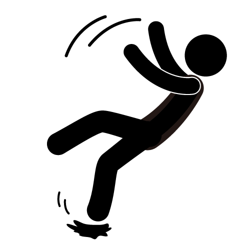 People Falling Clipart