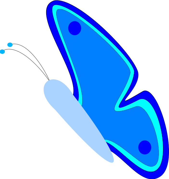 Flying Butterfly Clipart - Free Clipart Images