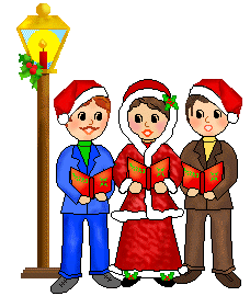 Carol singer clipart