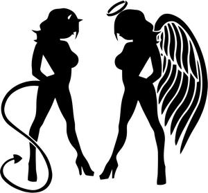 Angel Devil Symbol - ClipArt Best