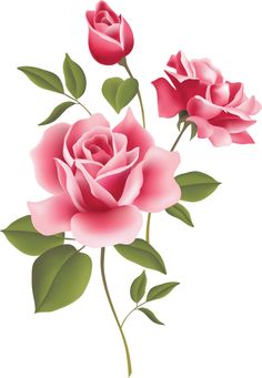 Clipart of flowers roses - ClipartFox