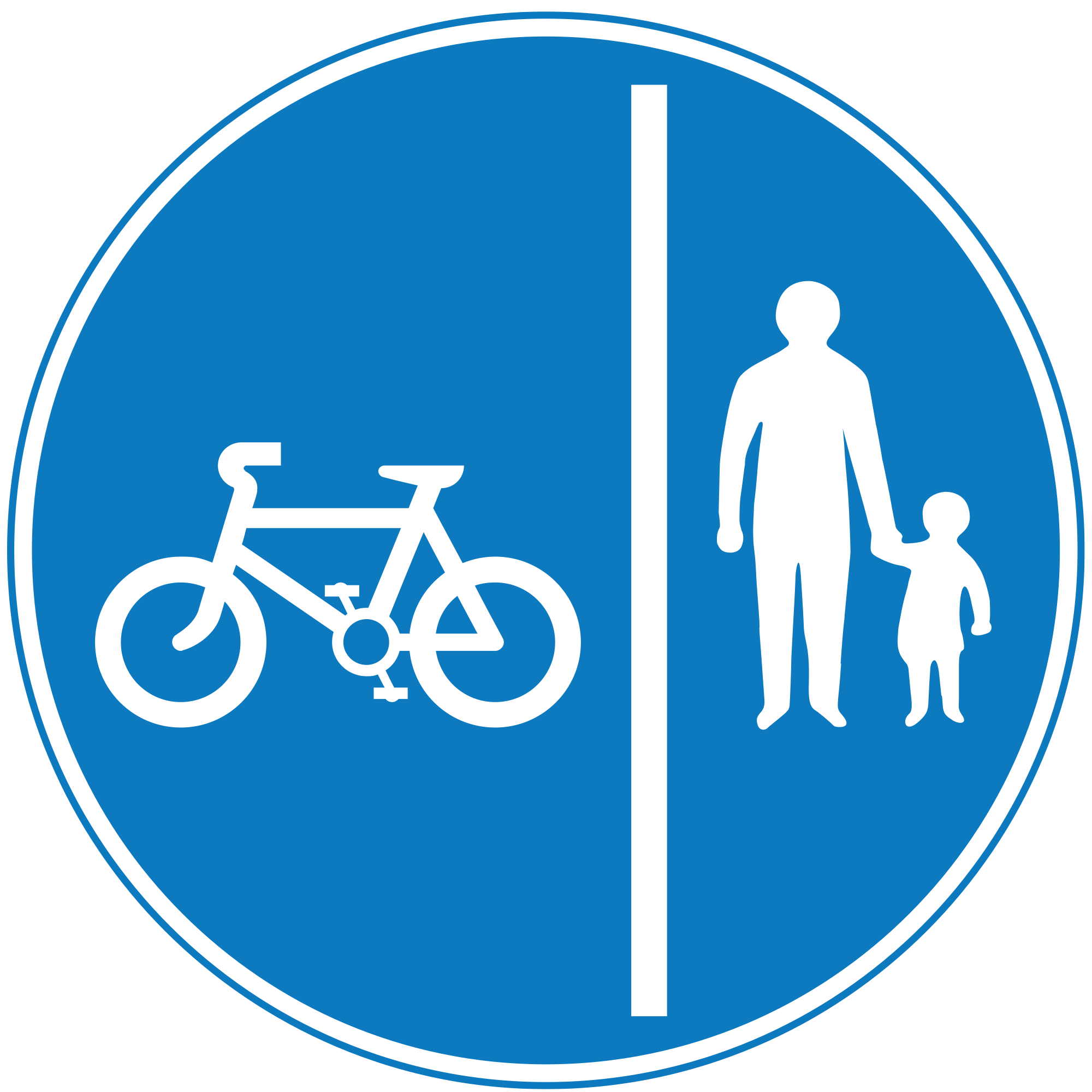 File:Singapore Road Signs - Regulatory Sign - Segregated Cycles ...