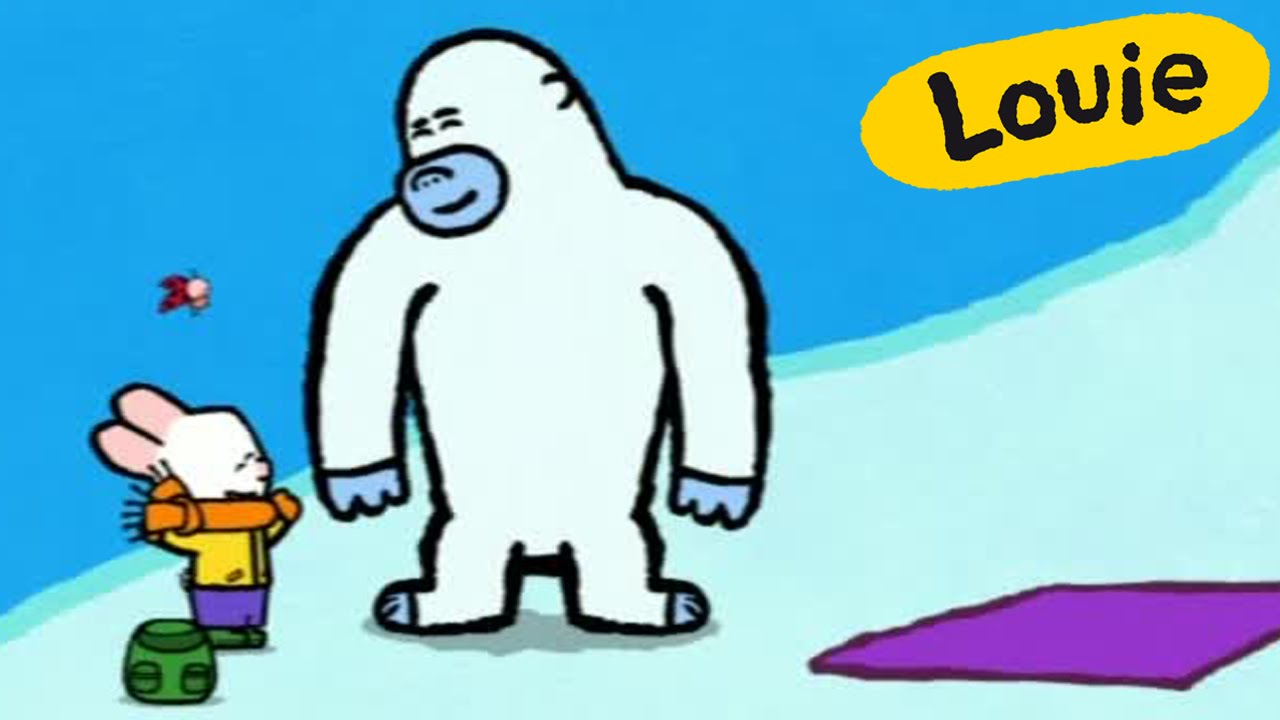 Yeti - Louie draw me a yeti | Learn to draw, cartoon for children ...