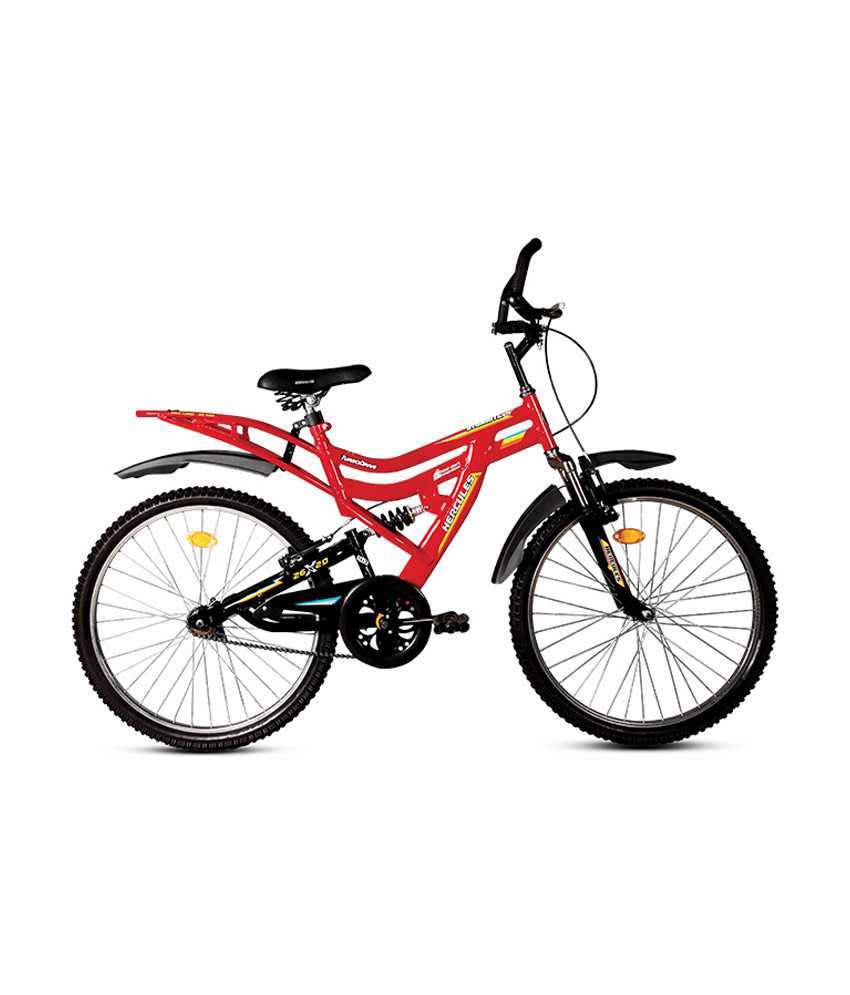 Hercules Dynamite 26 Red Color Bicycle: Buy Online at Best Price ...