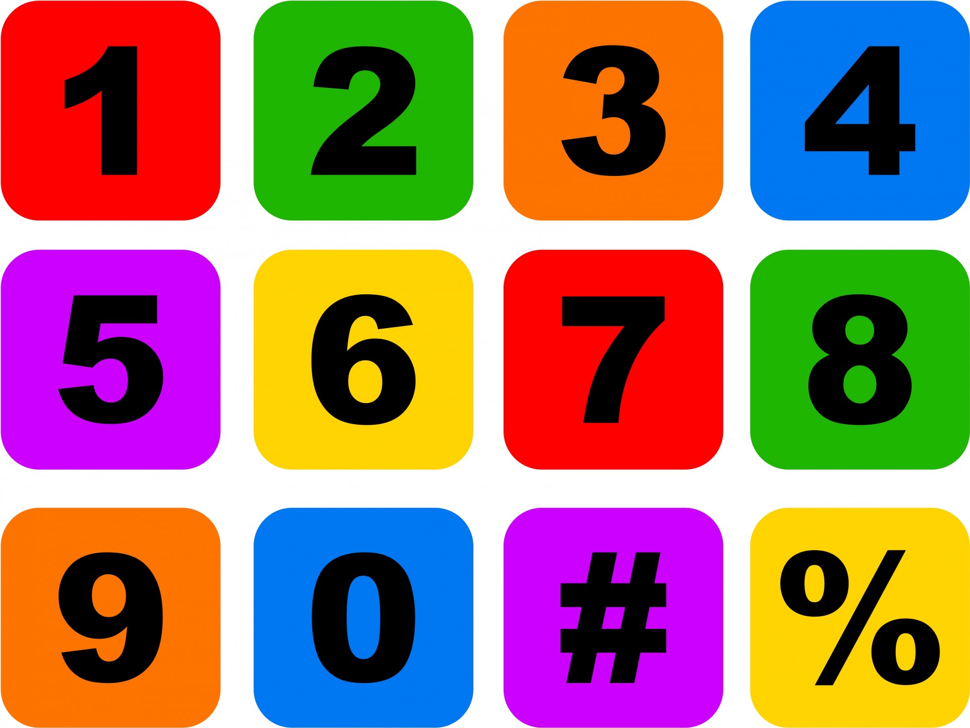 Number Icons Free Stock Photo - Public Domain Pictures