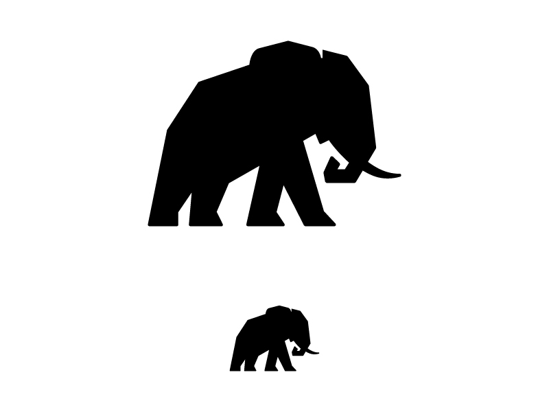 Elephant icon by Bryan Condra - Dribbble