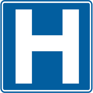 Clipart hospital sign