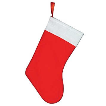 Amazon.com: Felt Christmas Stocking Party Accessory (1 count) (1 ...