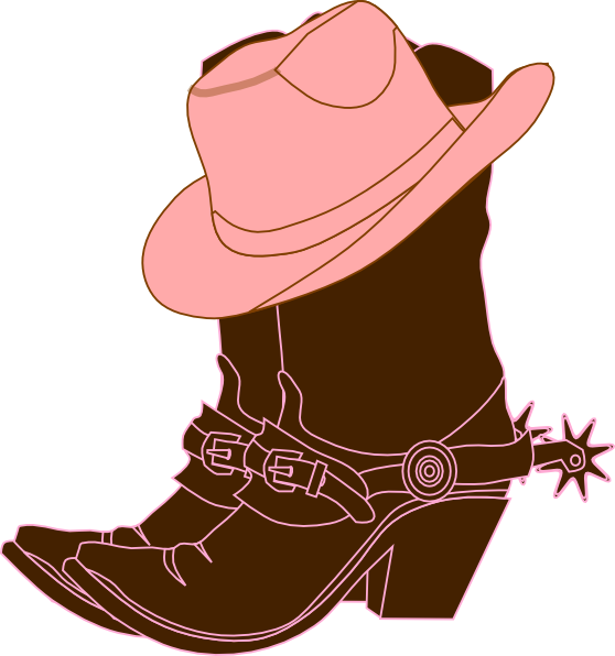 Cowgirl Boots Clip Art - vector clip art online ...