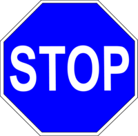 Stop Sign - vector Clip Art