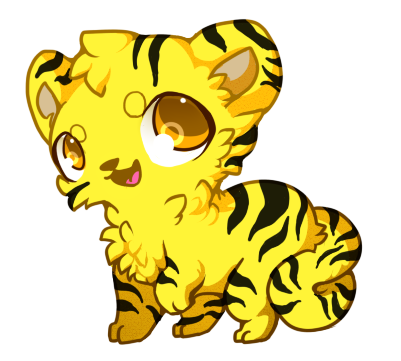 Yellow Tiger Cat - ClipArt Best