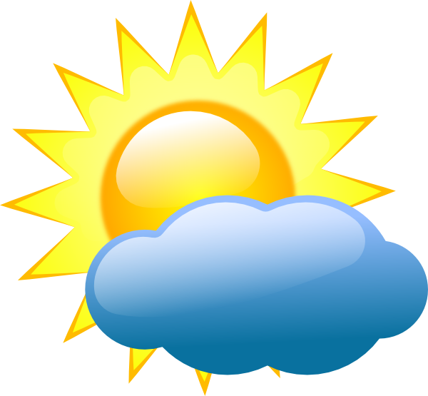 Best Partly Cloudy Clipart #10539 - Clipartion.com