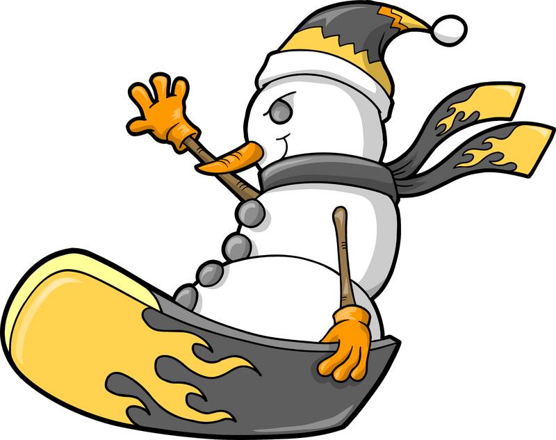 Snowboard clip art