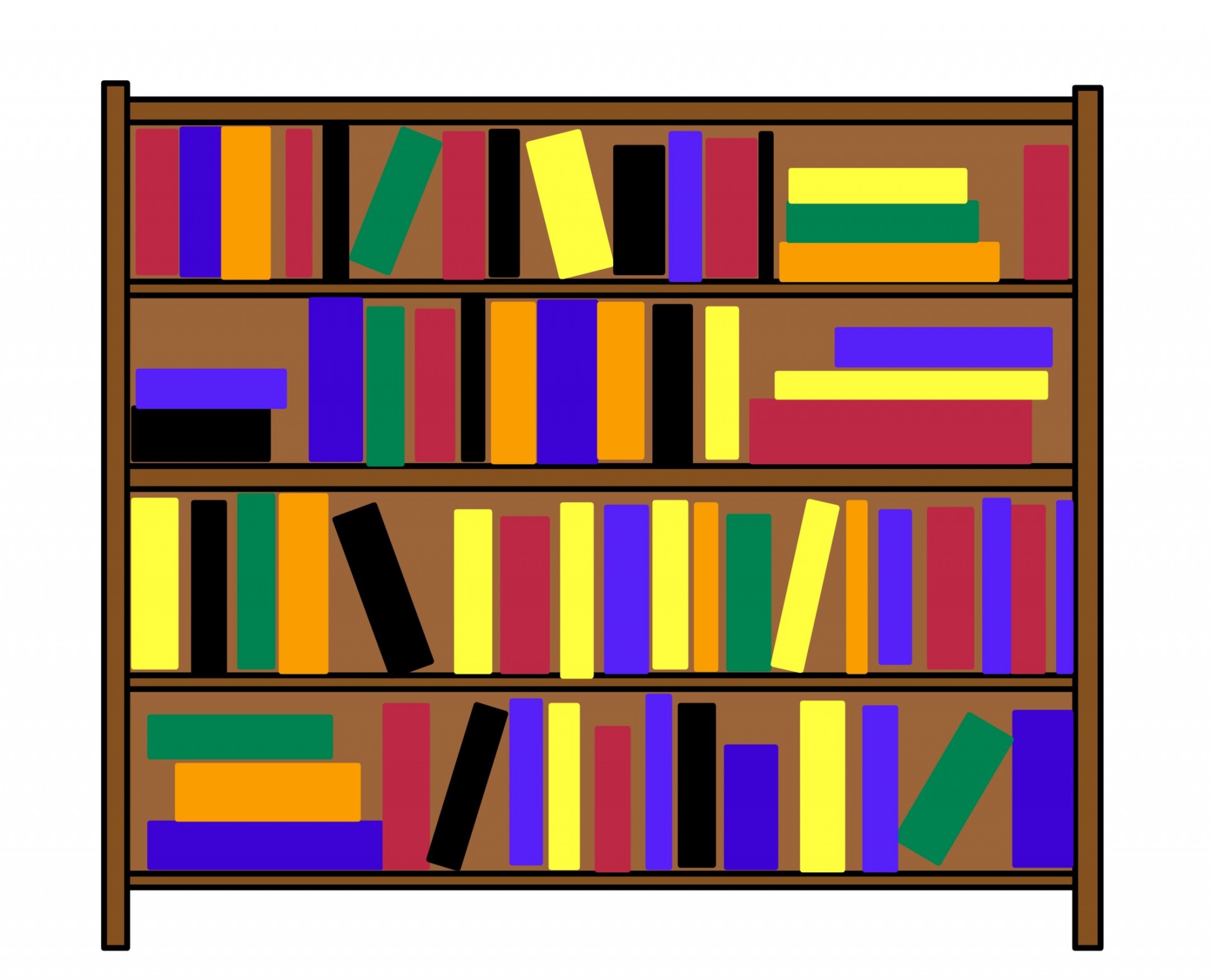 Bookshelf Clipart | Free Download Clip Art | Free Clip Art | on ...