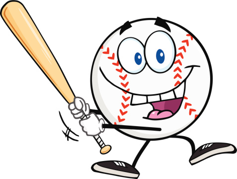 Cartoon Of The Baseball Bat Art Clip Art, Vector Images ...