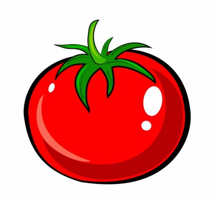 Red Tomato Plant Clipart