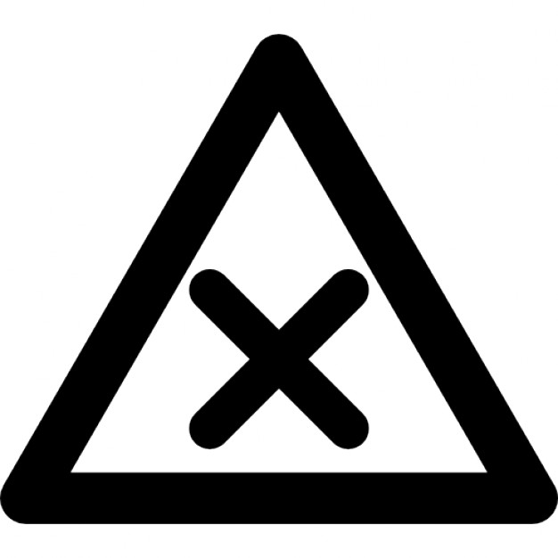 Warning harmful sign Icons | Free Download