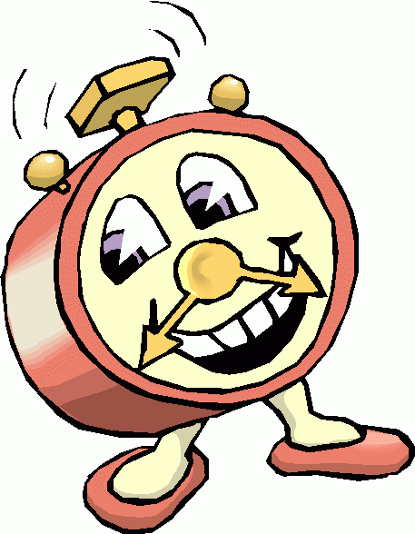 Happy Clock Clipart