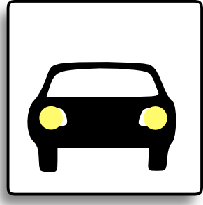 Car Icon For Use With Signs Or Buttons clip art Free Vector