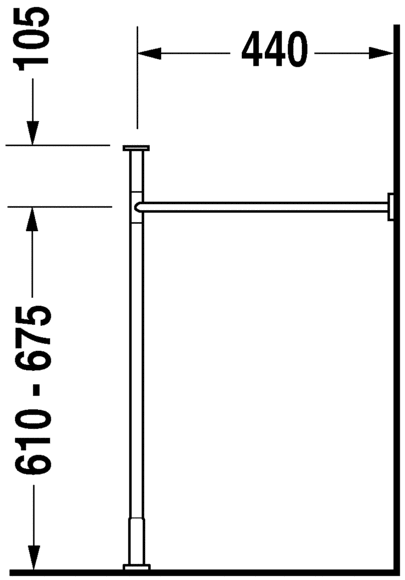 Duravit - Vero Washbasins Metal console #003072 by Duravit