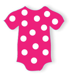 Baby Clothesline Baby Shower Idea - FREE printable onesie decorations!